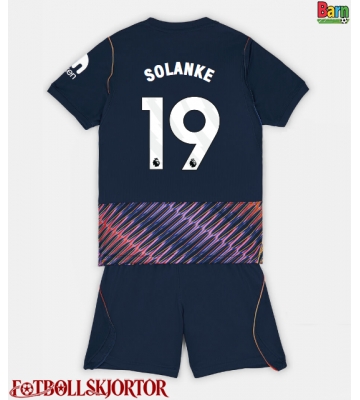 Tottenham Hotspur Dominic Solanke #19 Borta Kläder Barn 2026-27 Kortärmad (+ Korta byxor)